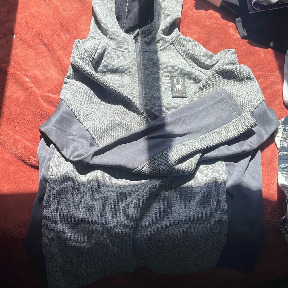 Spyder men’s gray hoodie